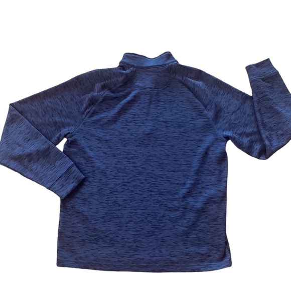 Greg Norman Golf Jacket Blue Black Long Sleeve High‎ Collar 1/4 Zip Size M - Picture 2 of 6